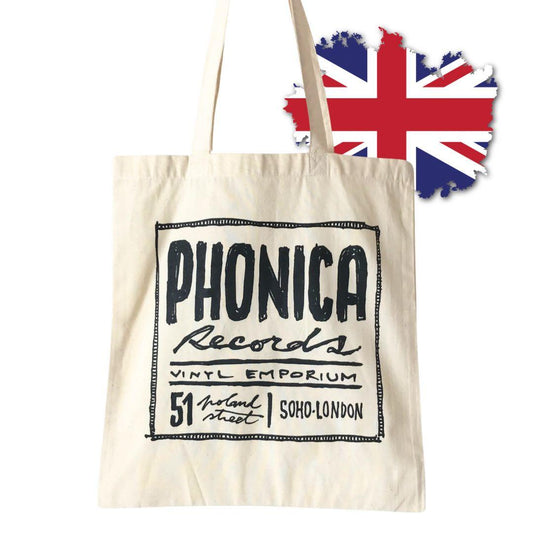 London フォニカレコード トートバッグ エコバッグ A4