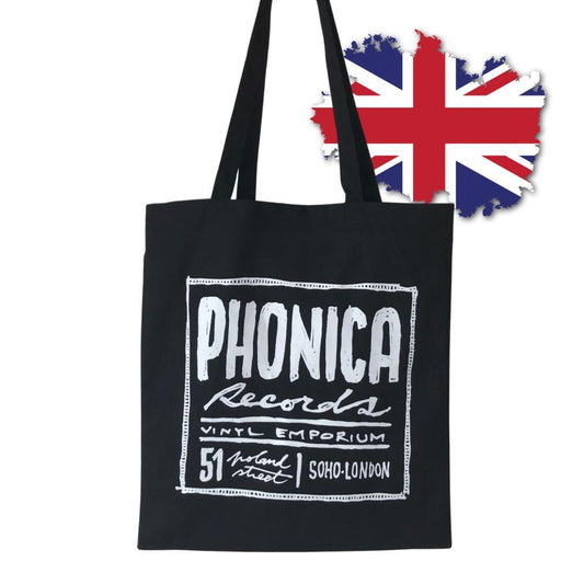 London フォニカレコード トートバッグ エコバッグ A4