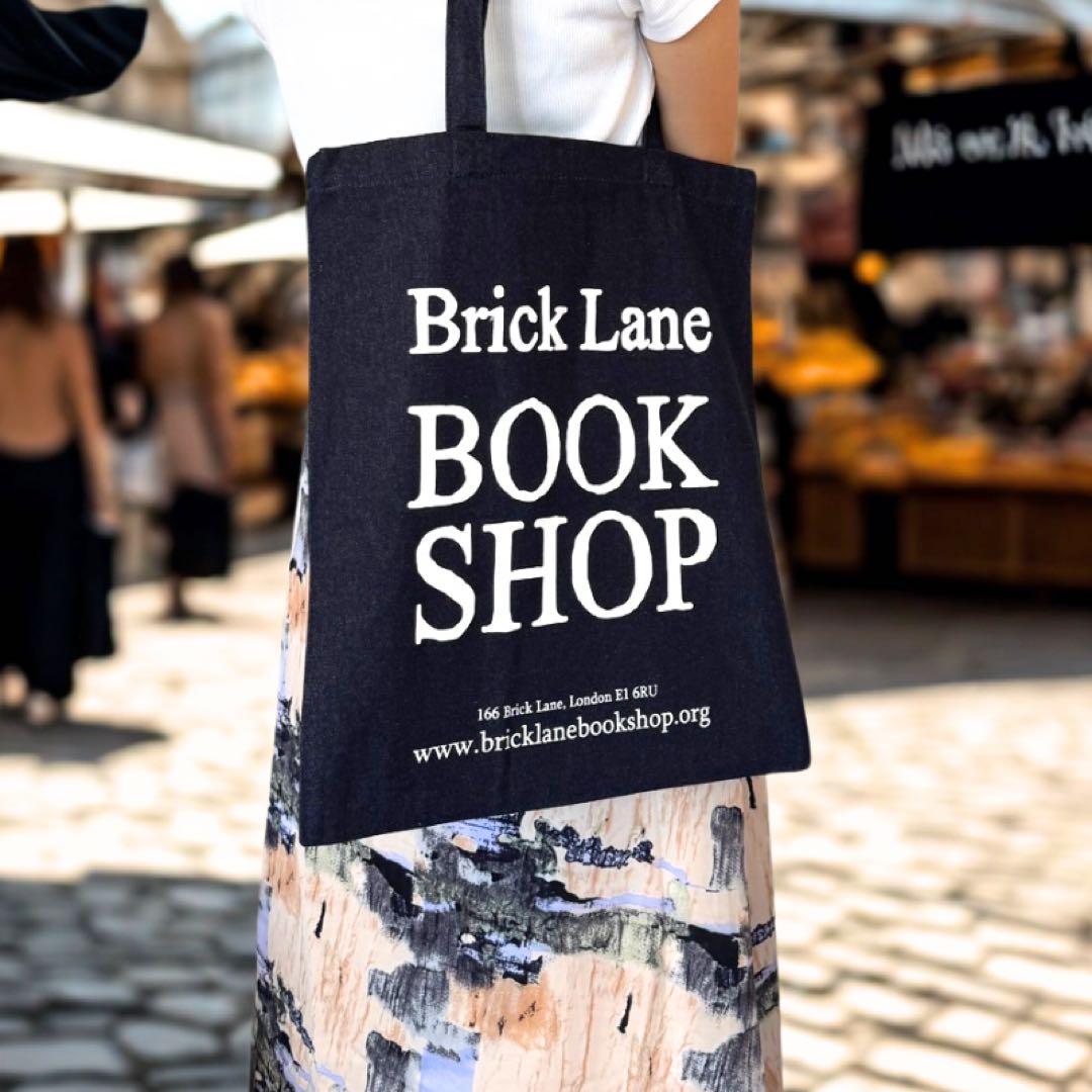 London Brick Lane Bookshop ブリックレーン デニム トートバッグ