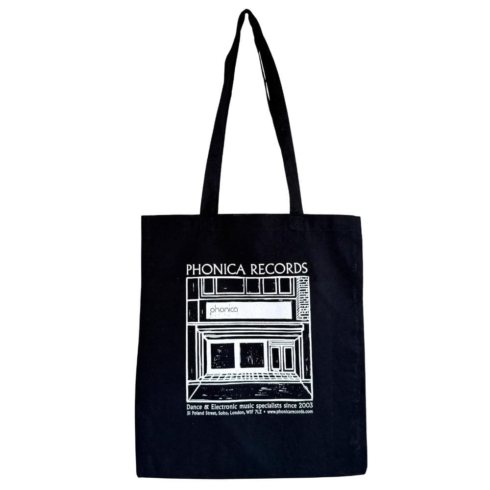 London フォニカレコード "Lino Cut" トートバッグ エコバッグ A4