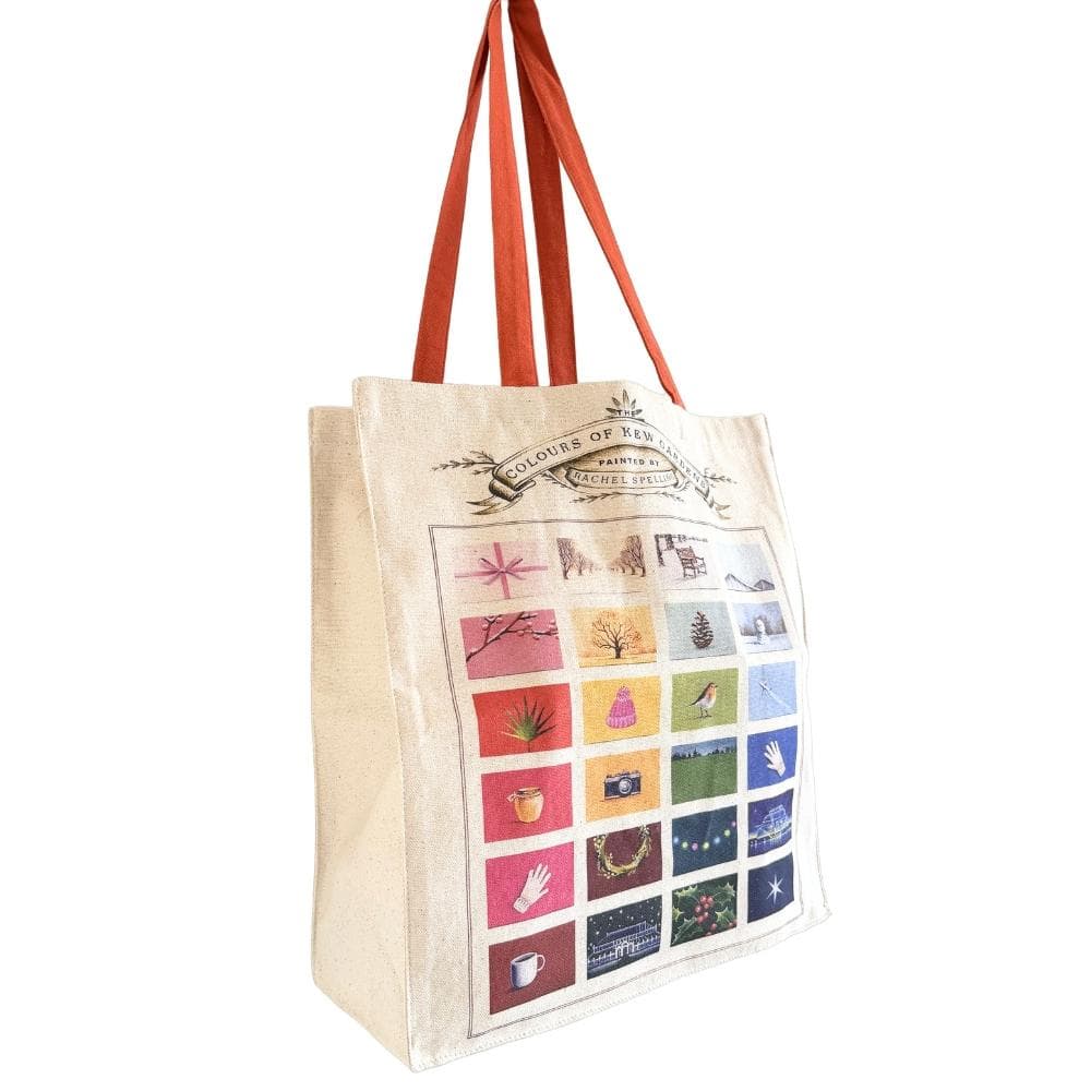 London 王立植物園 KEW "Colours of Kew Gardens" トートバッグ 大容量 A4