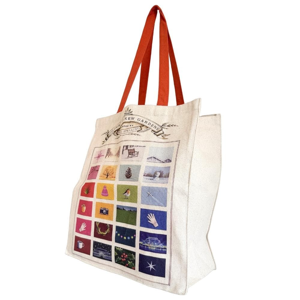 London 王立植物園 KEW "Colours of Kew Gardens" トートバッグ 大容量 A4