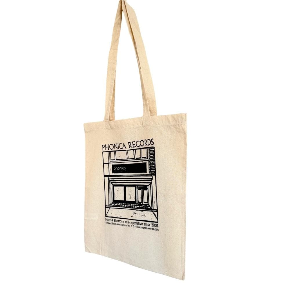 London フォニカレコード "Lino Cut" トートバッグ エコバッグ A4