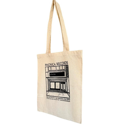 London フォニカレコード "Lino Cut" トートバッグ エコバッグ A4