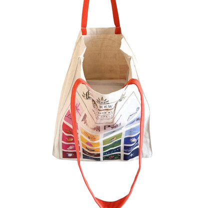 London 王立植物園 KEW "Colours of Kew Gardens" トートバッグ 大容量 A4