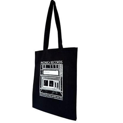 London フォニカレコード "Lino Cut" トートバッグ エコバッグ A4