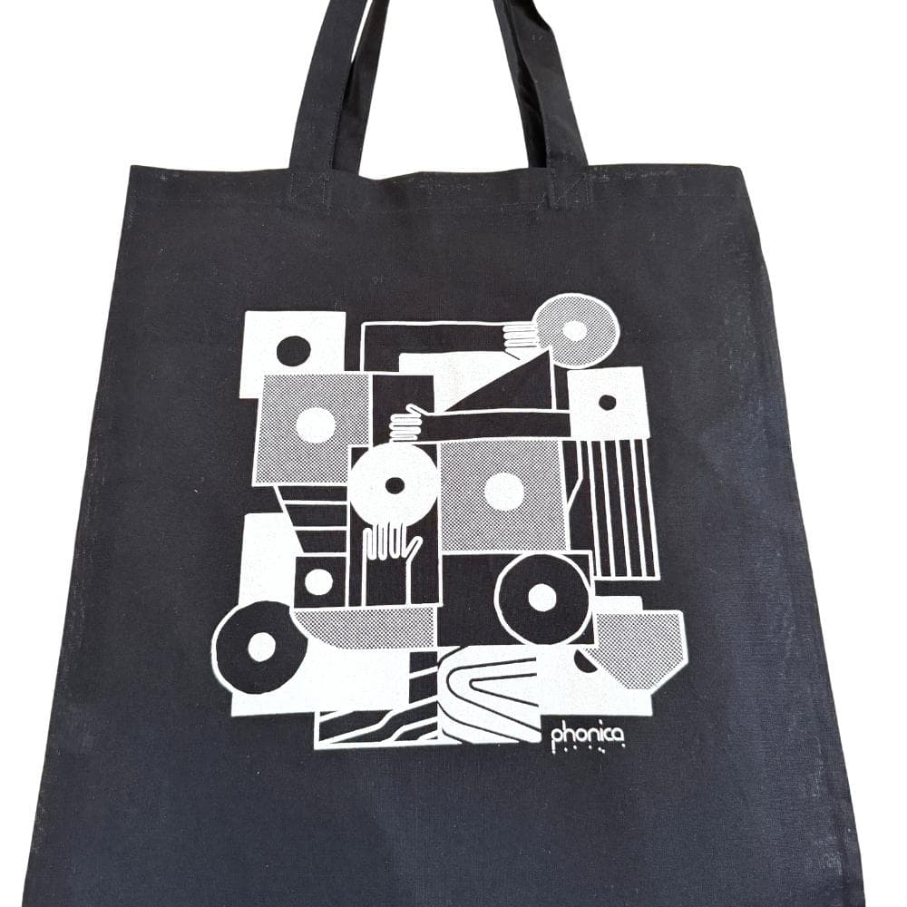 London フォニカレコード "Hands and Sleeves" トートバッグ 男女兼用 A4