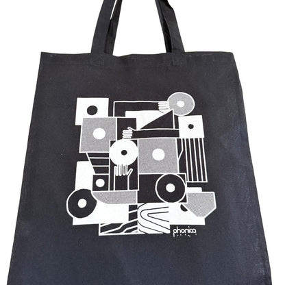 London フォニカレコード "Hands and Sleeves" トートバッグ 男女兼用 A4
