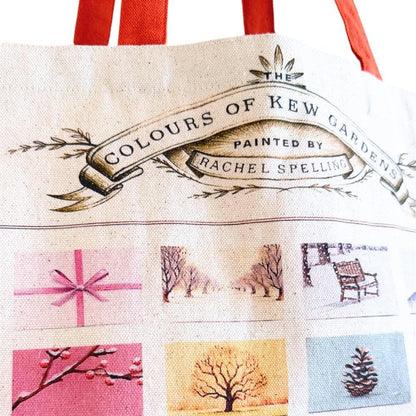 London 王立植物園 KEW "Colours of Kew Gardens" トートバッグ 大容量 A4