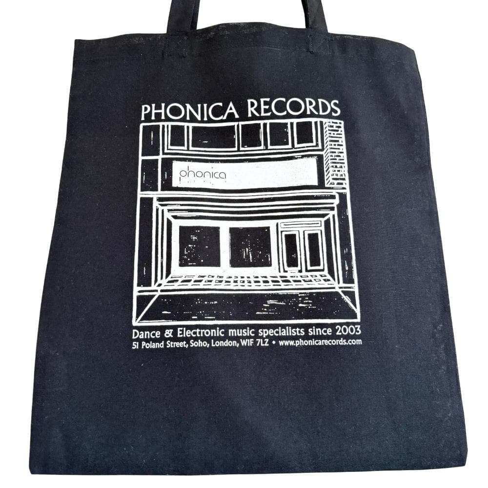 London フォニカレコード "Lino Cut" トートバッグ エコバッグ A4