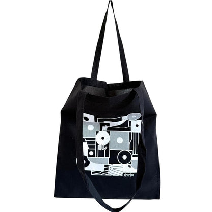 London フォニカレコード "Hands and Sleeves" トートバッグ 男女兼用 A4