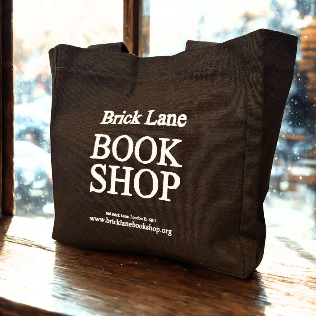 London Brick Lane Bookshop ブリックレーン キューブ マチ付き バッグ